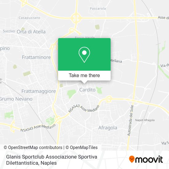 Glanis Sportclub Associazione Sportiva Dilettantistica map