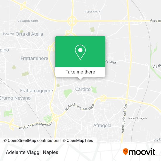 Adelante Viaggi map