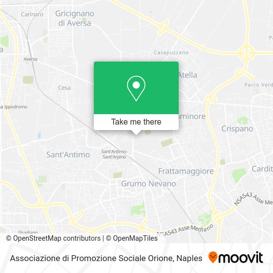 Associazione di Promozione Sociale Orione map