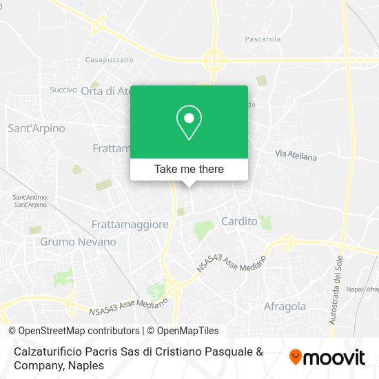 Calzaturificio Pacris Sas di Cristiano Pasquale & Company map