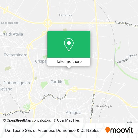 Da. Tecno Sas di Arzanese Domenico & C. map