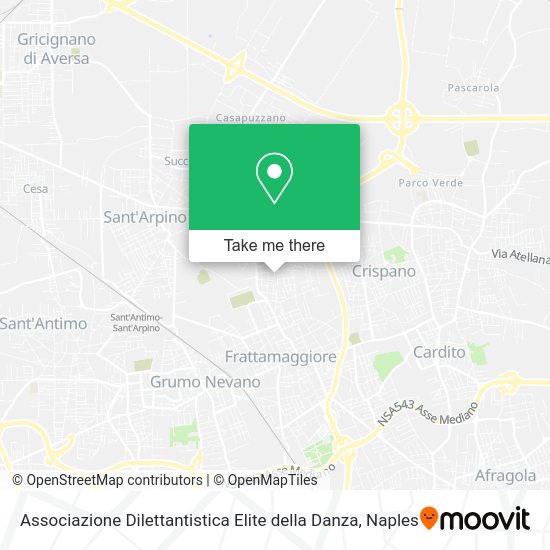 Associazione Dilettantistica Elite della Danza map