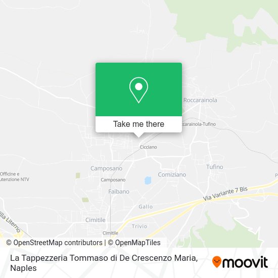 La Tappezzeria Tommaso di De Crescenzo Maria map