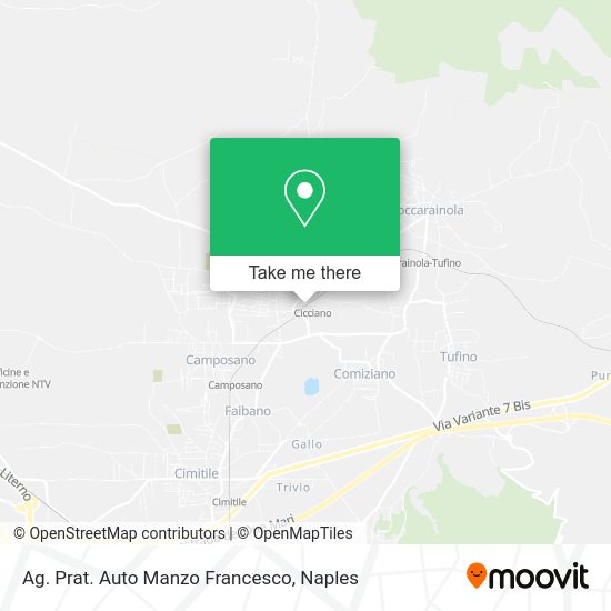 Ag. Prat. Auto Manzo Francesco map