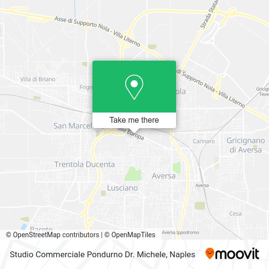 Studio Commerciale Pondurno Dr. Michele map