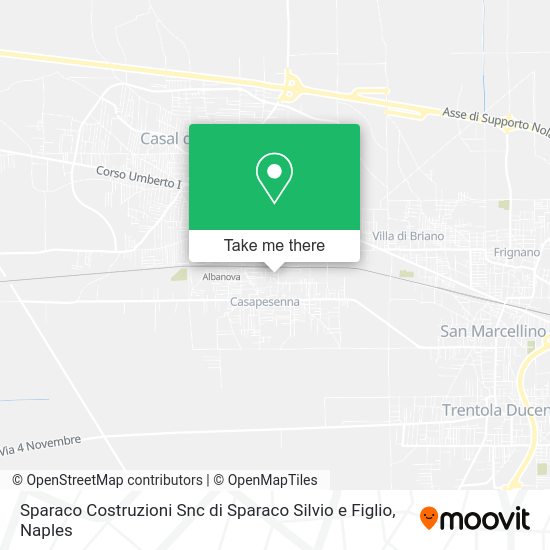 Sparaco Costruzioni Snc di Sparaco Silvio e Figlio map