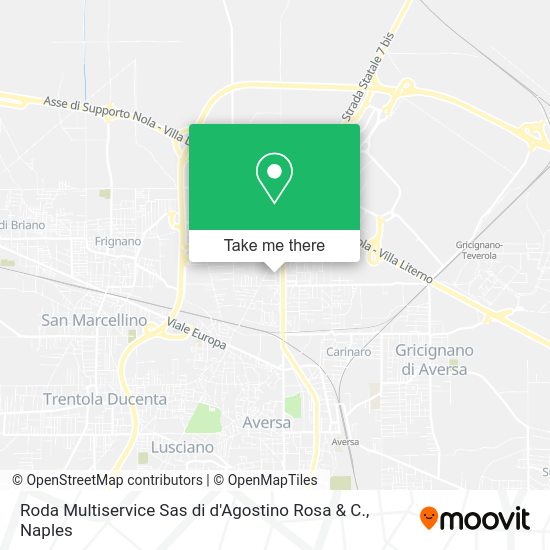 Roda Multiservice Sas di d'Agostino Rosa & C. map