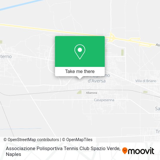 Associazione Polisportiva Tennis Club Spazio Verde map