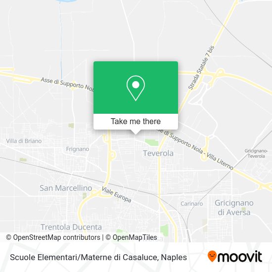 Scuole Elementari / Materne di Casaluce map