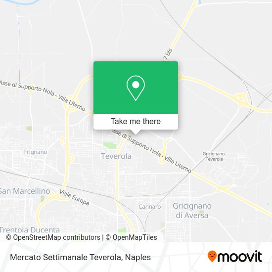 Mercato Settimanale Teverola map
