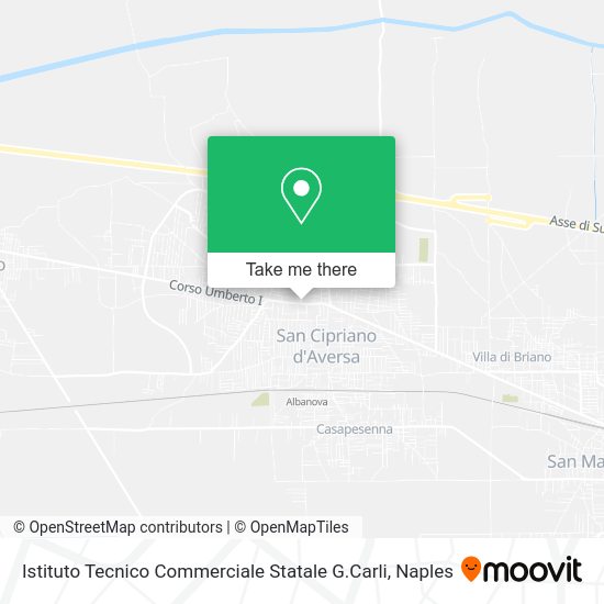 Istituto Tecnico Commerciale Statale G.Carli map