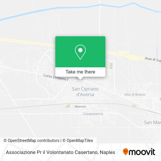 Associazione Pr il Volontariato Casertano map