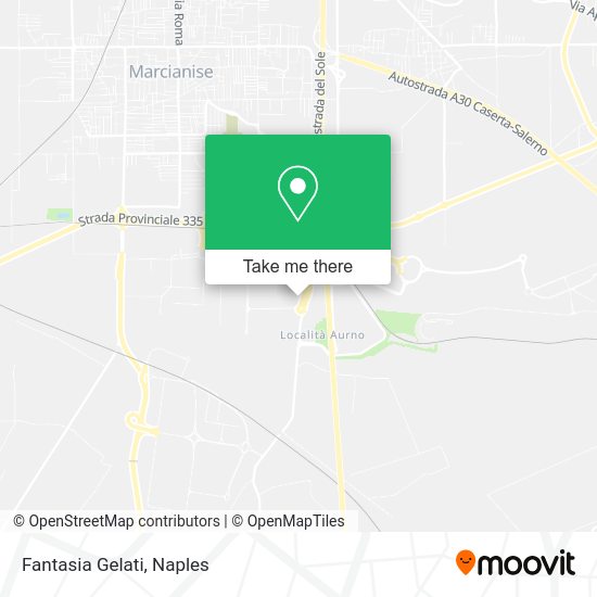 Fantasia Gelati map
