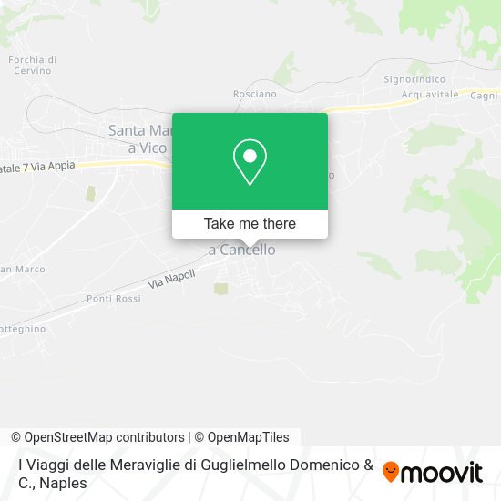 I Viaggi delle Meraviglie di Guglielmello Domenico & C. map