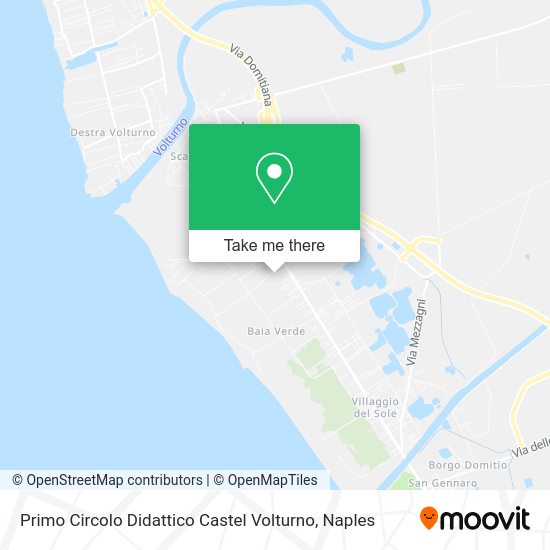 Primo Circolo Didattico Castel Volturno map