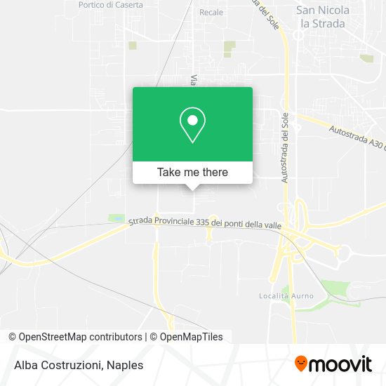 Alba Costruzioni map