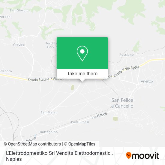 L'Elettrodomestiko Srl Vendita Elettrodomestici map