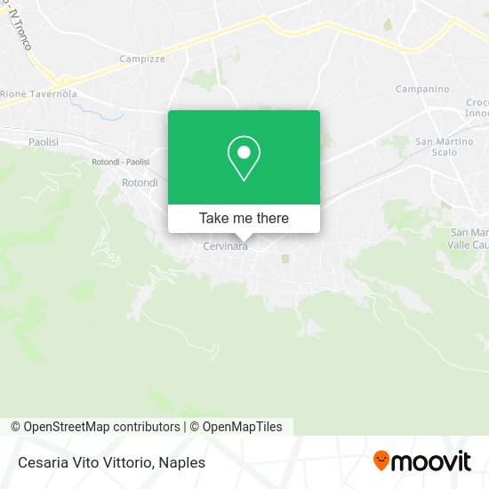 Cesaria Vito Vittorio map