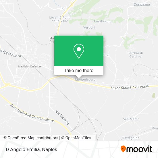 D Angelo Emilia map