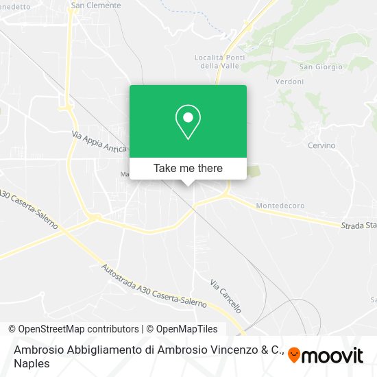 Ambrosio Abbigliamento di Ambrosio Vincenzo & C. map