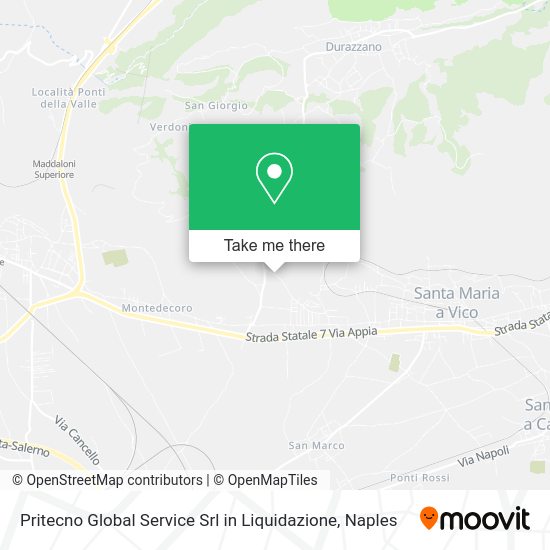 Pritecno Global Service Srl in Liquidazione map