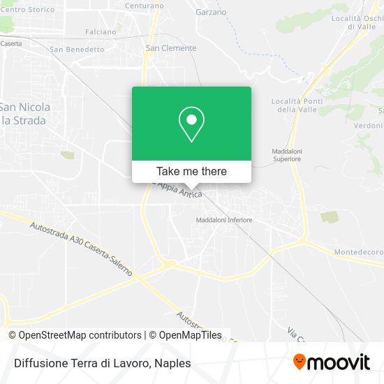 Diffusione Terra di Lavoro map