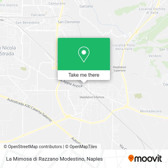 La Mimosa di Razzano Modestino map