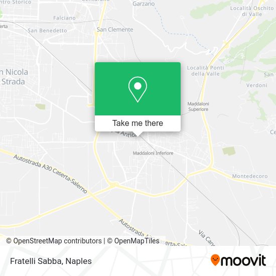 Fratelli Sabba map