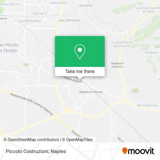 Piccolo Costruzioni map