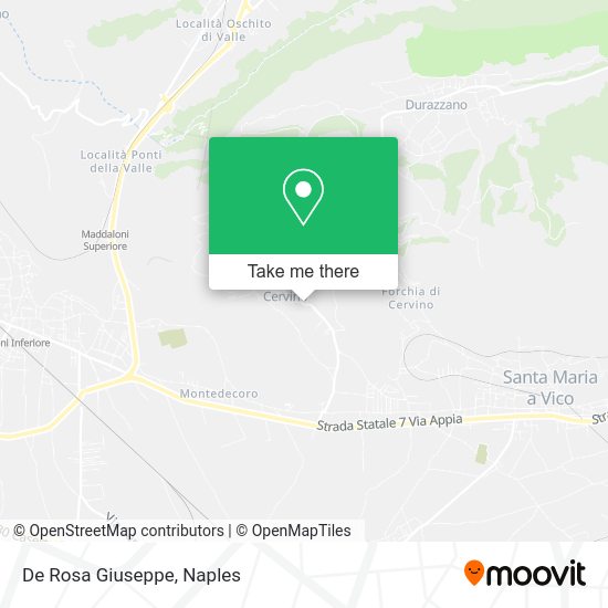 De Rosa Giuseppe map