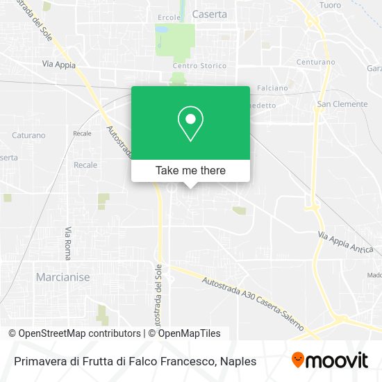 Primavera di Frutta di Falco Francesco map