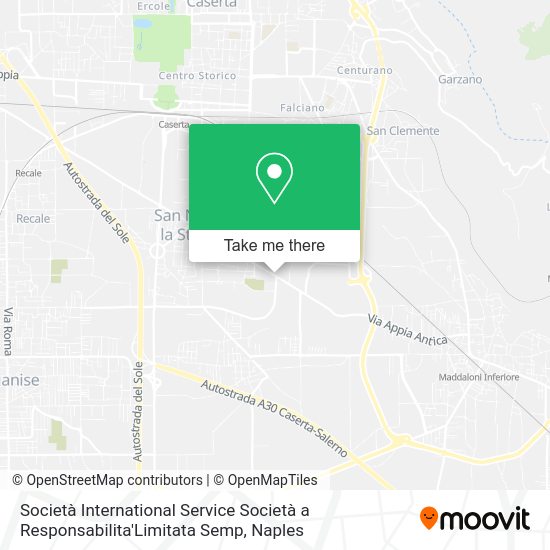 Società International Service Società a Responsabilita'Limitata Semp map