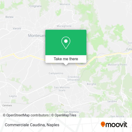 Commerciale Caudina map