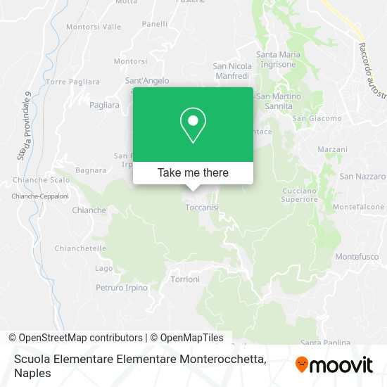Scuola Elementare Elementare Monterocchetta map