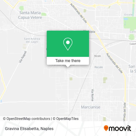 Gravina Elisabetta map