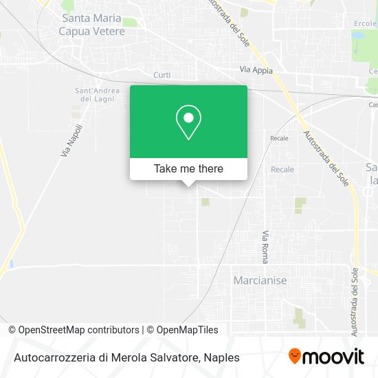 Autocarrozzeria di Merola Salvatore map