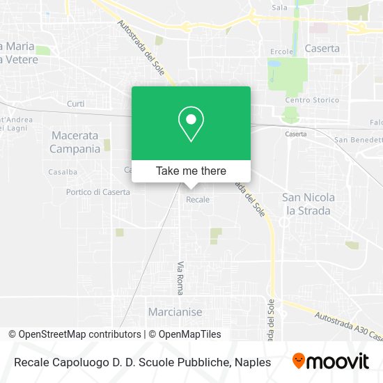 Recale Capoluogo D. D. Scuole Pubbliche map