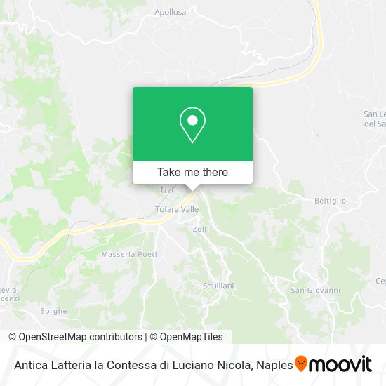 Antica Latteria la Contessa di Luciano Nicola map