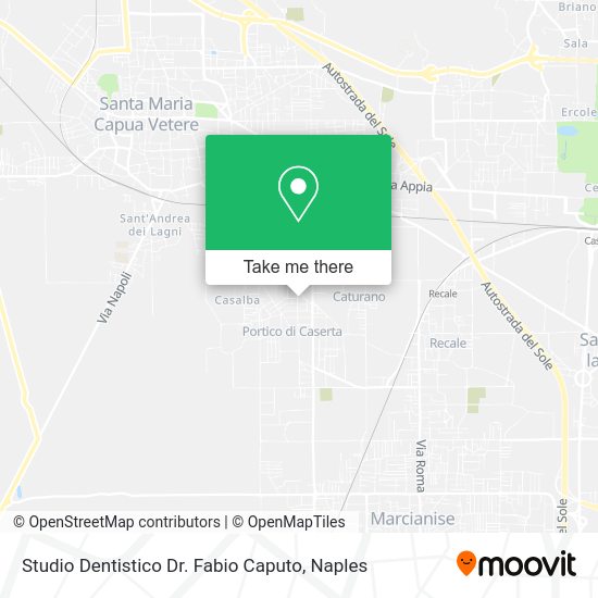 Studio Dentistico Dr. Fabio Caputo map