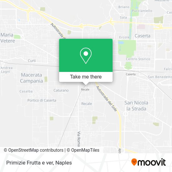 Primizie Frutta e ver map