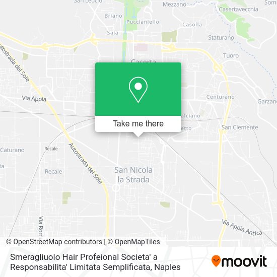 Smeragliuolo Hair Profeional Societa' a Responsabilita' Limitata Semplificata map