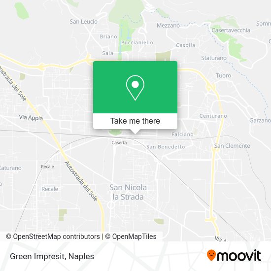 Green Impresit map