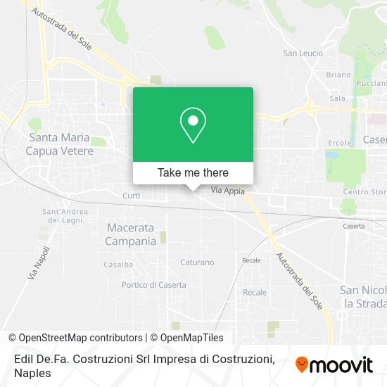 Edil De.Fa. Costruzioni Srl Impresa di Costruzioni map