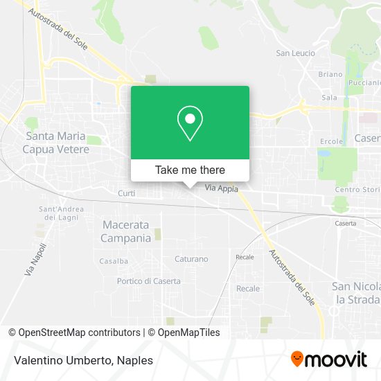 Valentino Umberto map