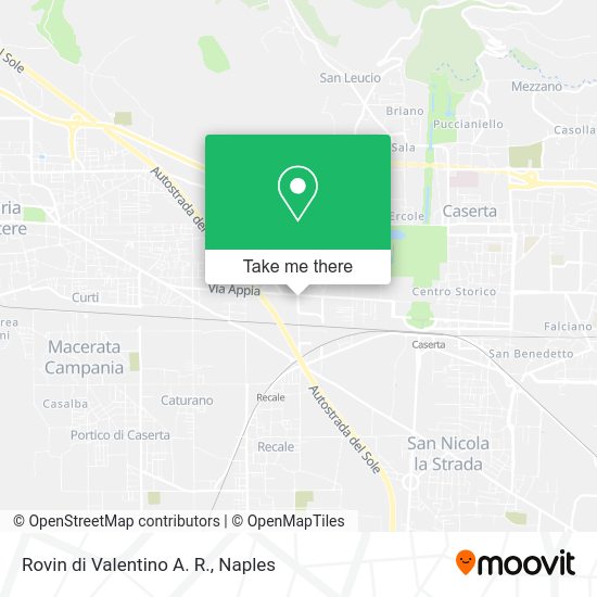 Rovin di Valentino A. R. map