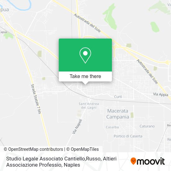 Studio Legale Associato Cantiello,Russo, Altieri Associazione Professio map