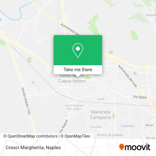 Cresci Margherita map