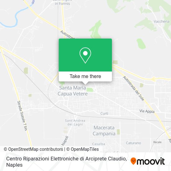 Centro Riparazioni Elettroniche di Arciprete Claudio map
