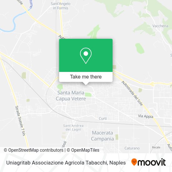Uniagritab Associazione Agricola Tabacchi map