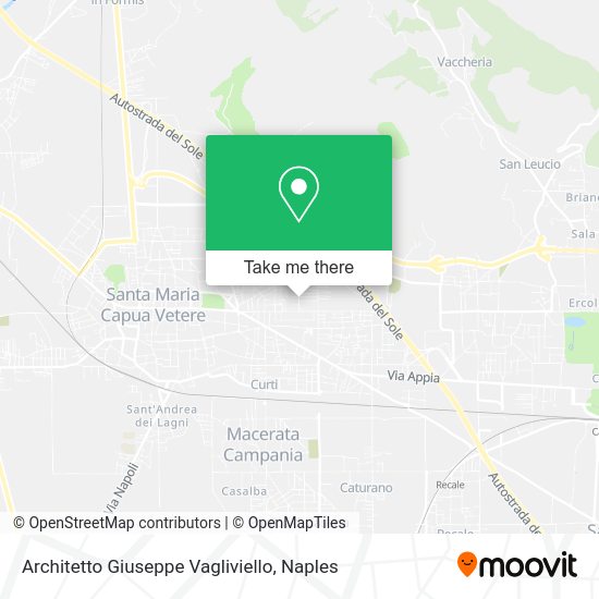 Architetto Giuseppe Vagliviello map